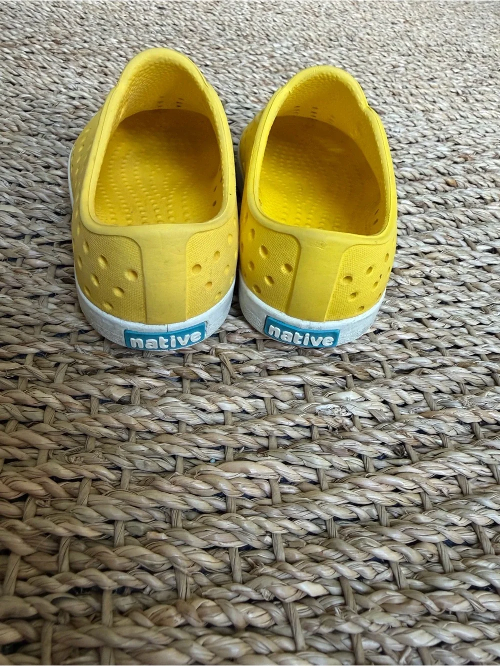 Native Jefferson Slip-On Water Shoes | Yellow | Kids Size 7